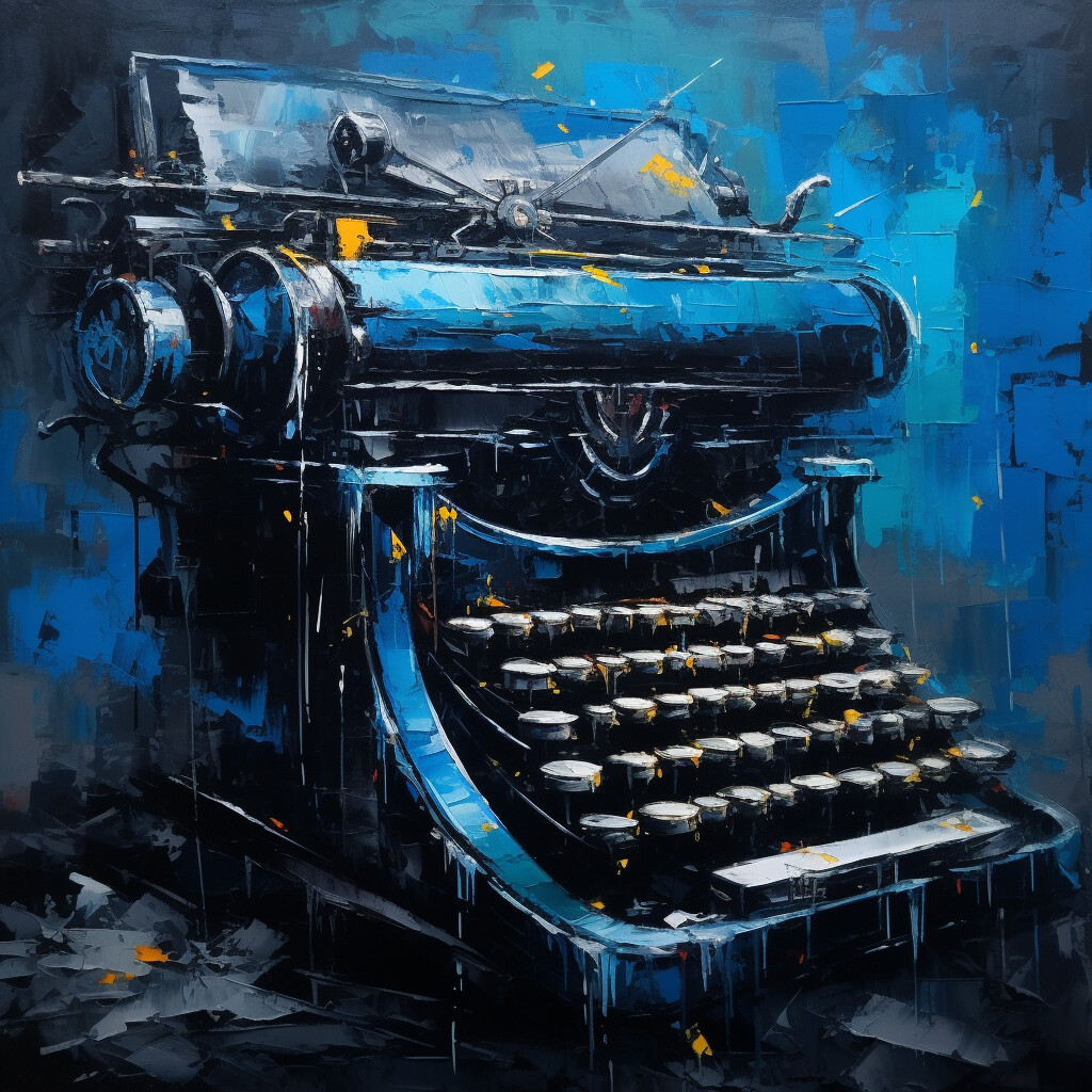Eccentric Colour Typewriter