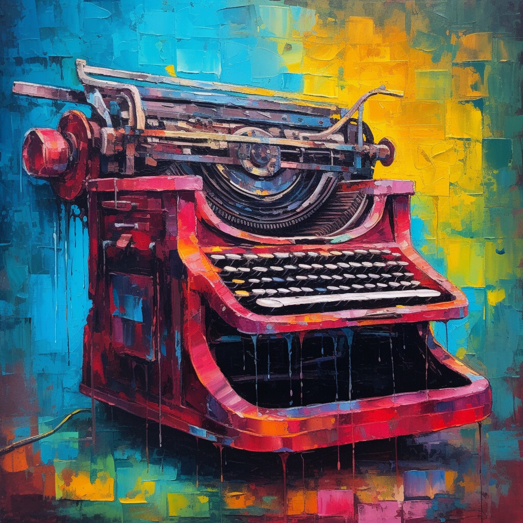 Eccentric Colour Typewriter