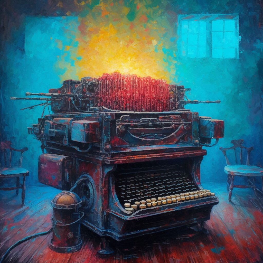 Eccentric Colour Typewriter