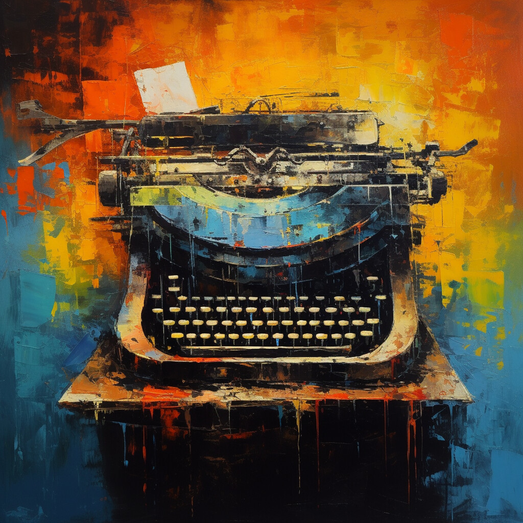 Eccentric Colour Typewriter