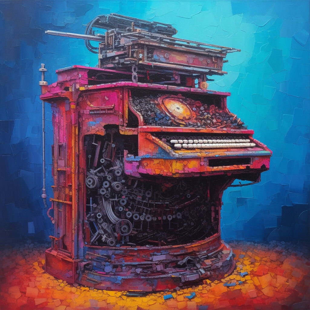 Eccentric Colour Typewriter