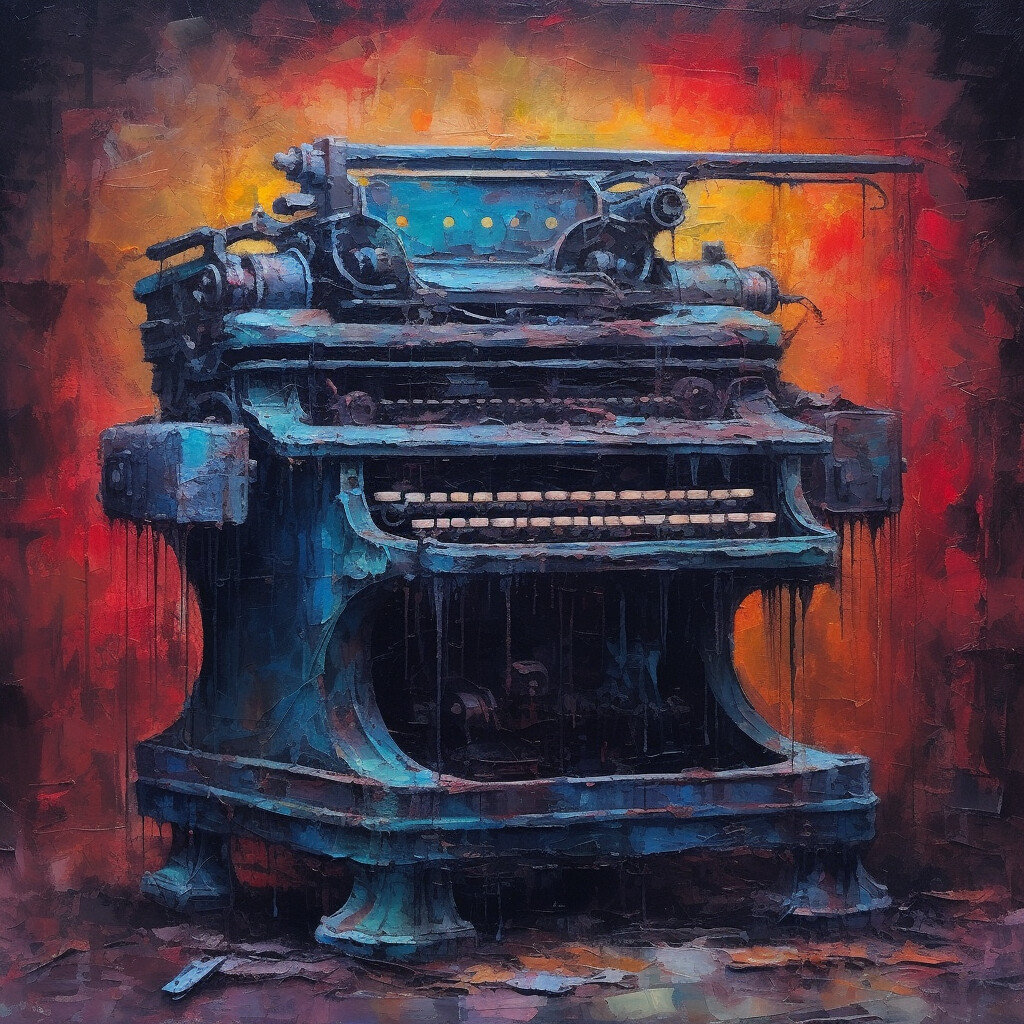Eccentric Colour Typewriter