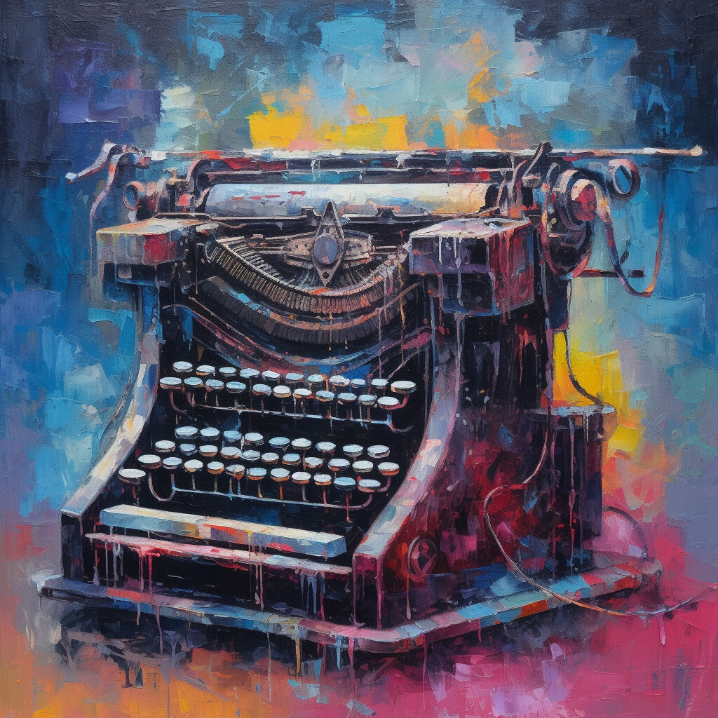 Eccentric Colour Typewriter