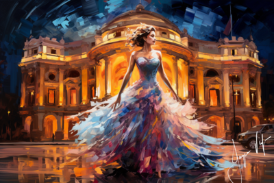 Ball Gowns meet Opera Houses - Concourse de Grandeur
