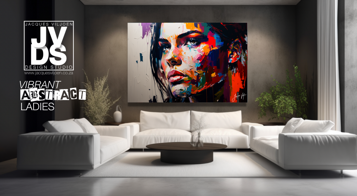 Vibrant Abstract Ladies: Colourful Portraits that Radiate Energy