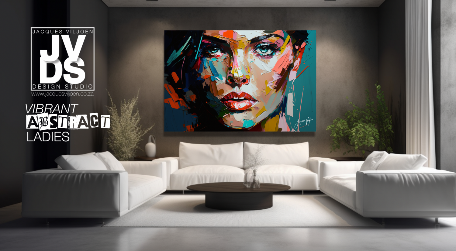 Vibrant Abstract Ladies: Colourful Portraits that Radiate Energy
