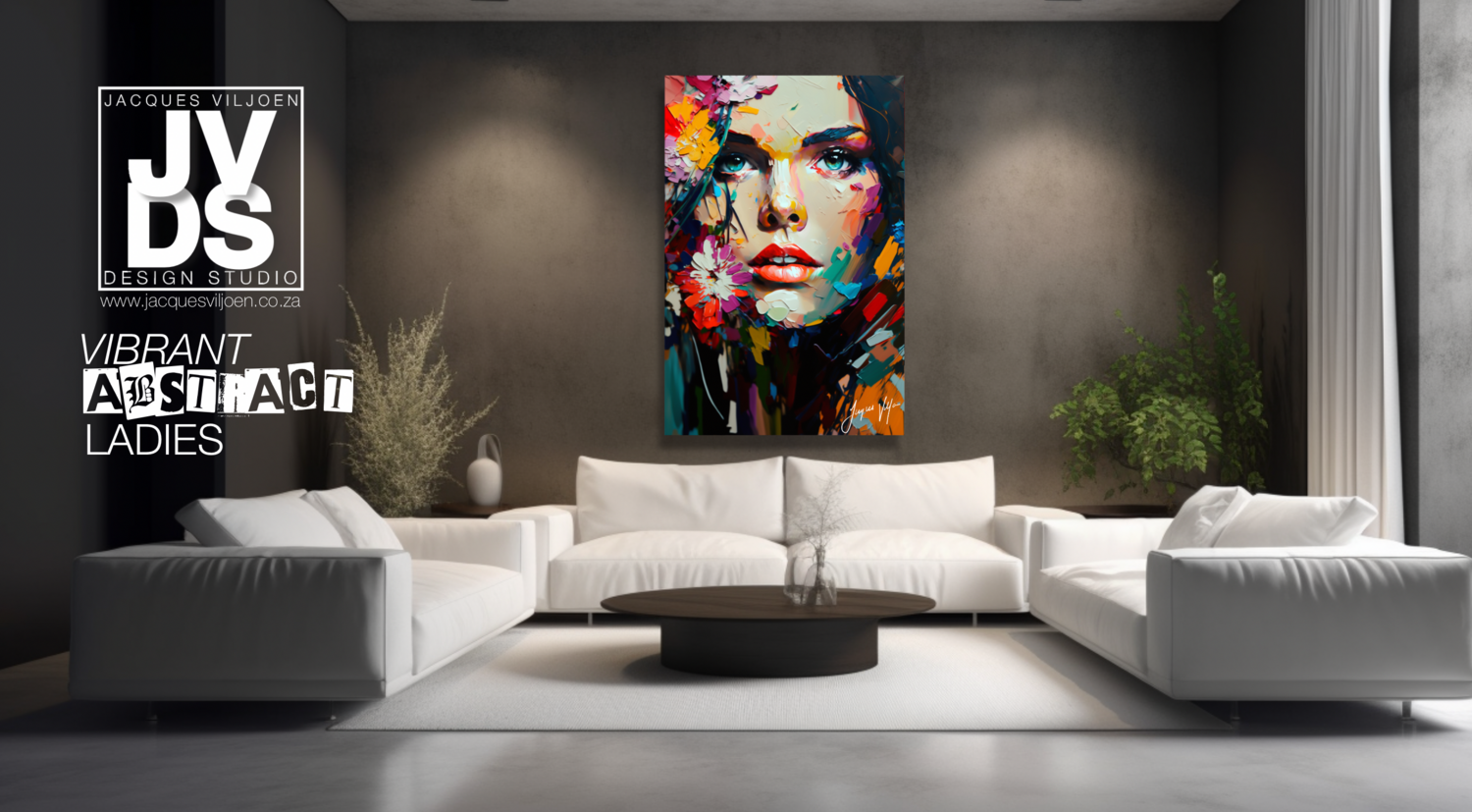 Vibrant Abstract Ladies: Colourful Portraits that Radiate Energy