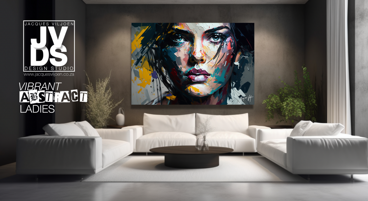 Vibrant Abstract Ladies: Colourful Portraits that Radiate Energy