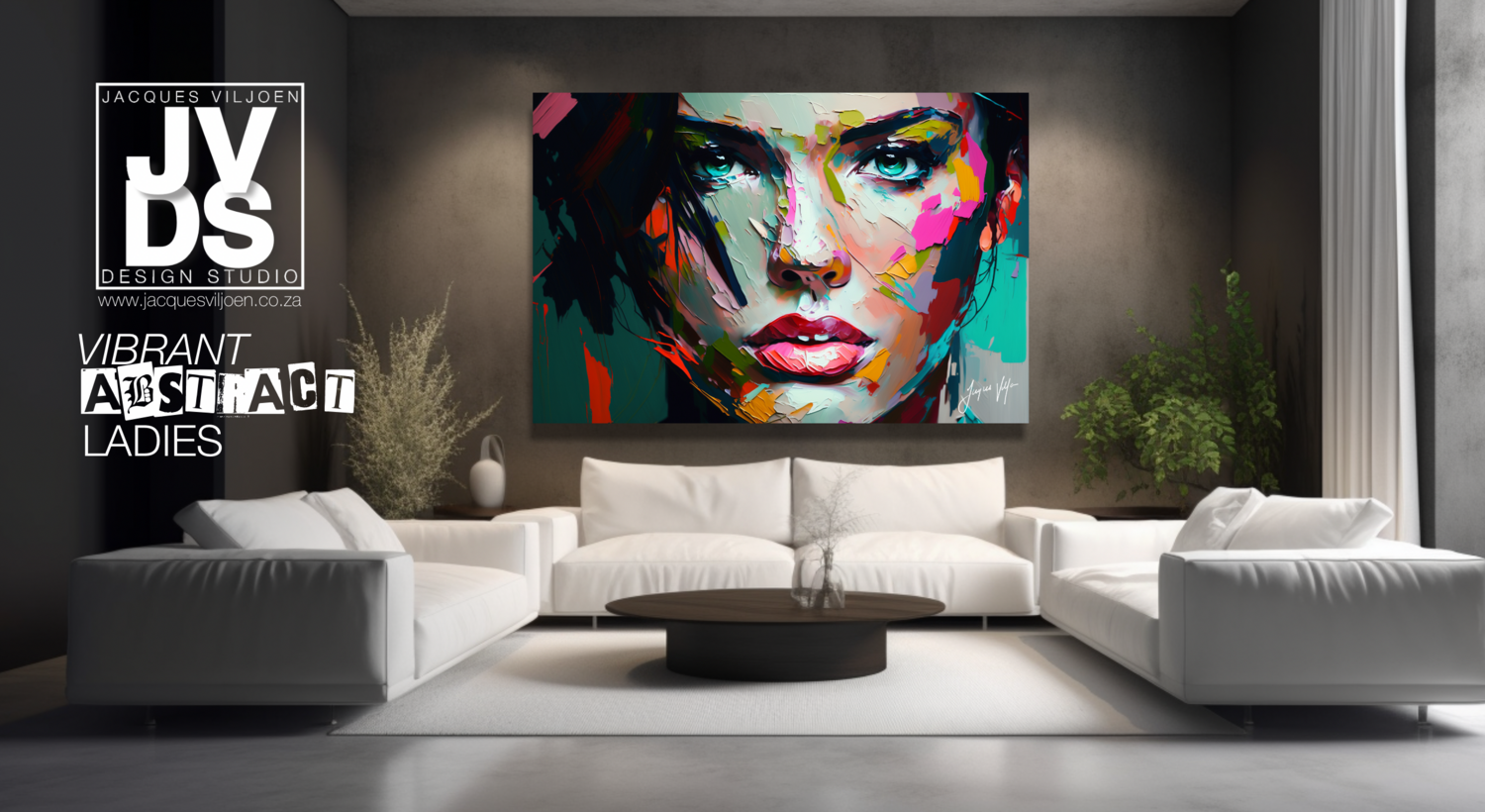 Vibrant Abstract Ladies: Colourful Portraits that Radiate Energy