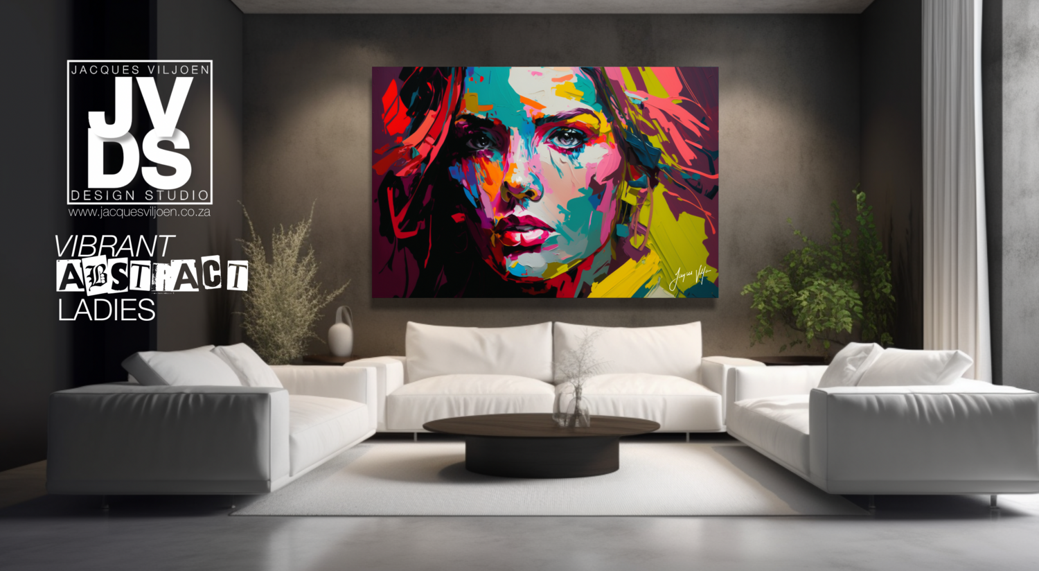 Vibrant Abstract Ladies: Colourful Portraits that Radiate Energy