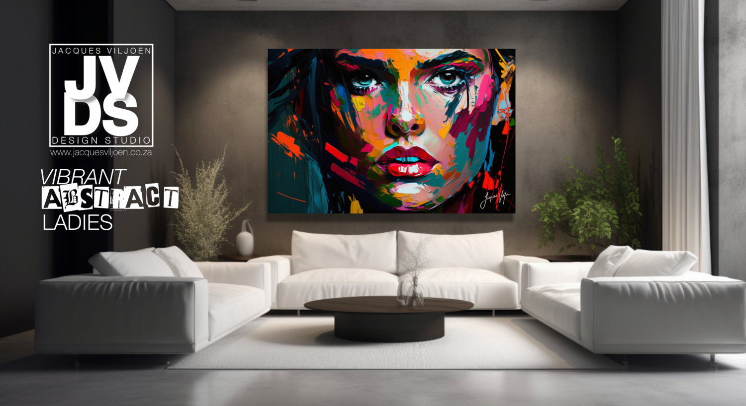 Vibrant Abstract Ladies: Colourful Portraits that Radiate Energy