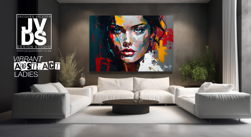 Vibrant Abstract Ladies: Colourful Portraits that Radiate Energy