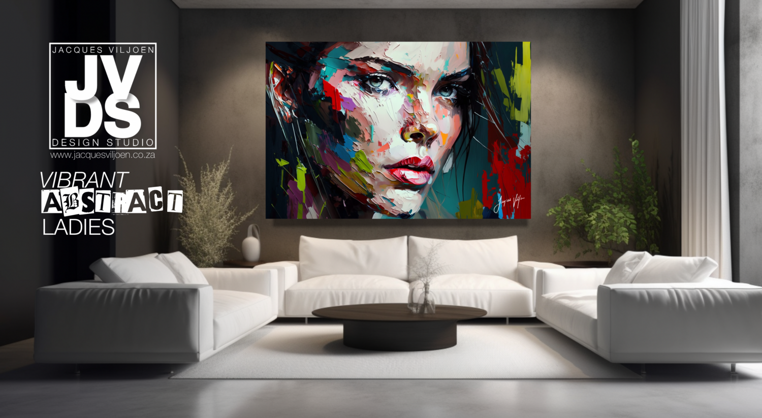 Vibrant Abstract Ladies: Colourful Portraits that Radiate Energy