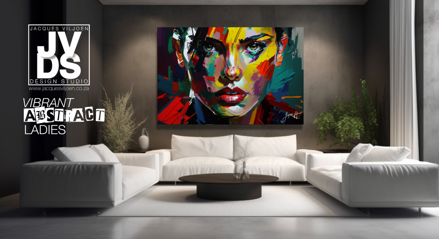 Vibrant Abstract Ladies: Colourful Portraits that Radiate Energy