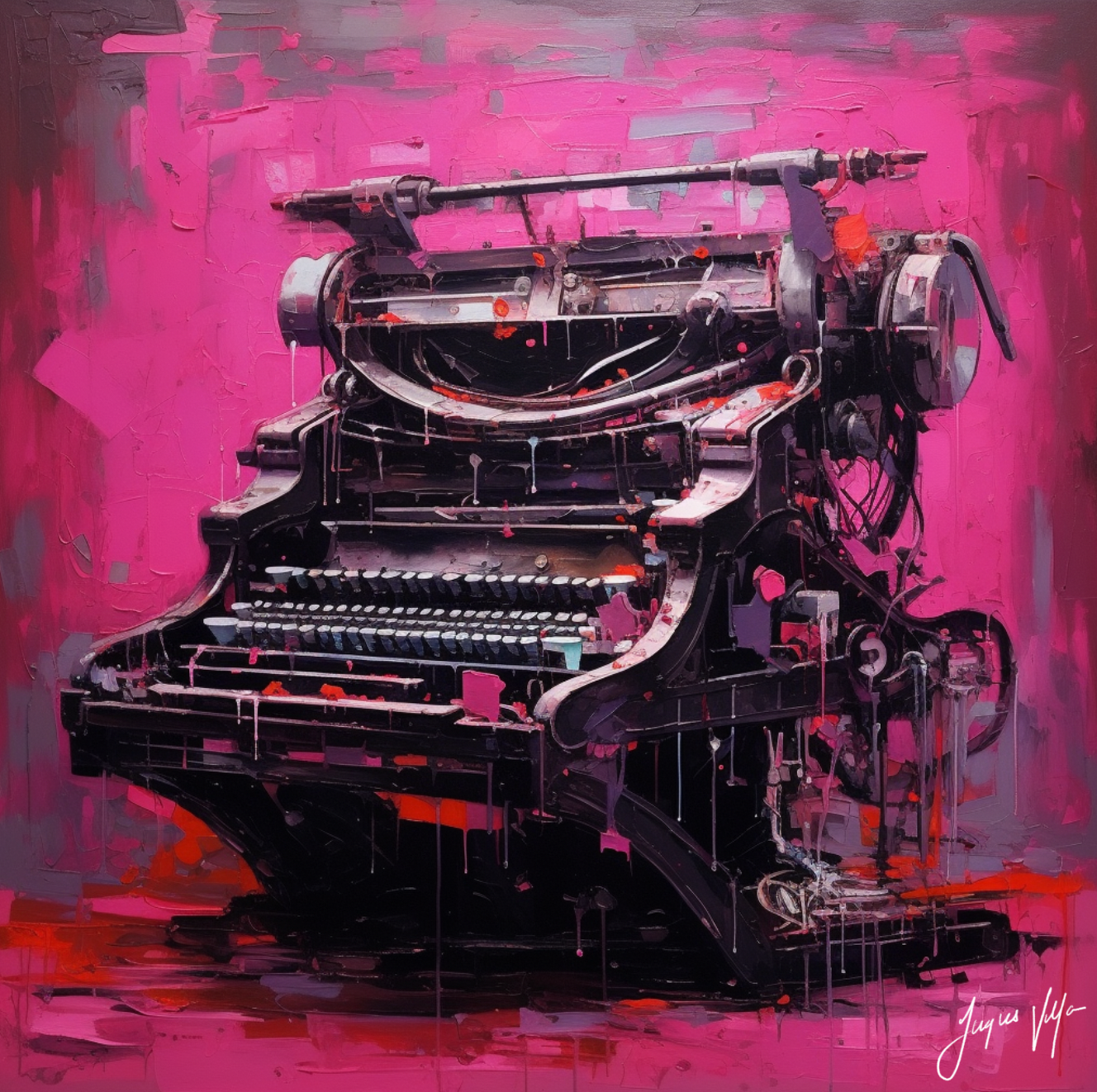 Eccentric Colour Typewriter