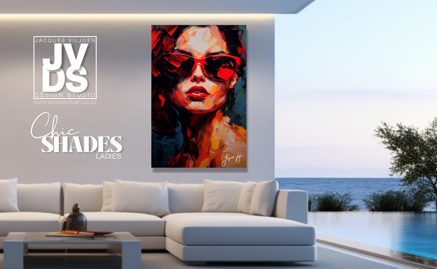 Chic Shades Ladies Sunglass Fashion Canvas Design