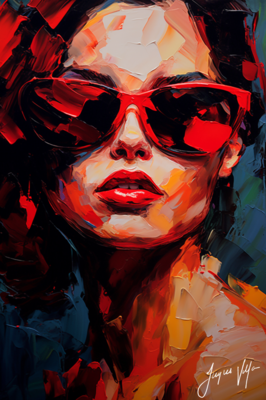 Chic Shades Ladies Sunglass Fashion Canvas Design