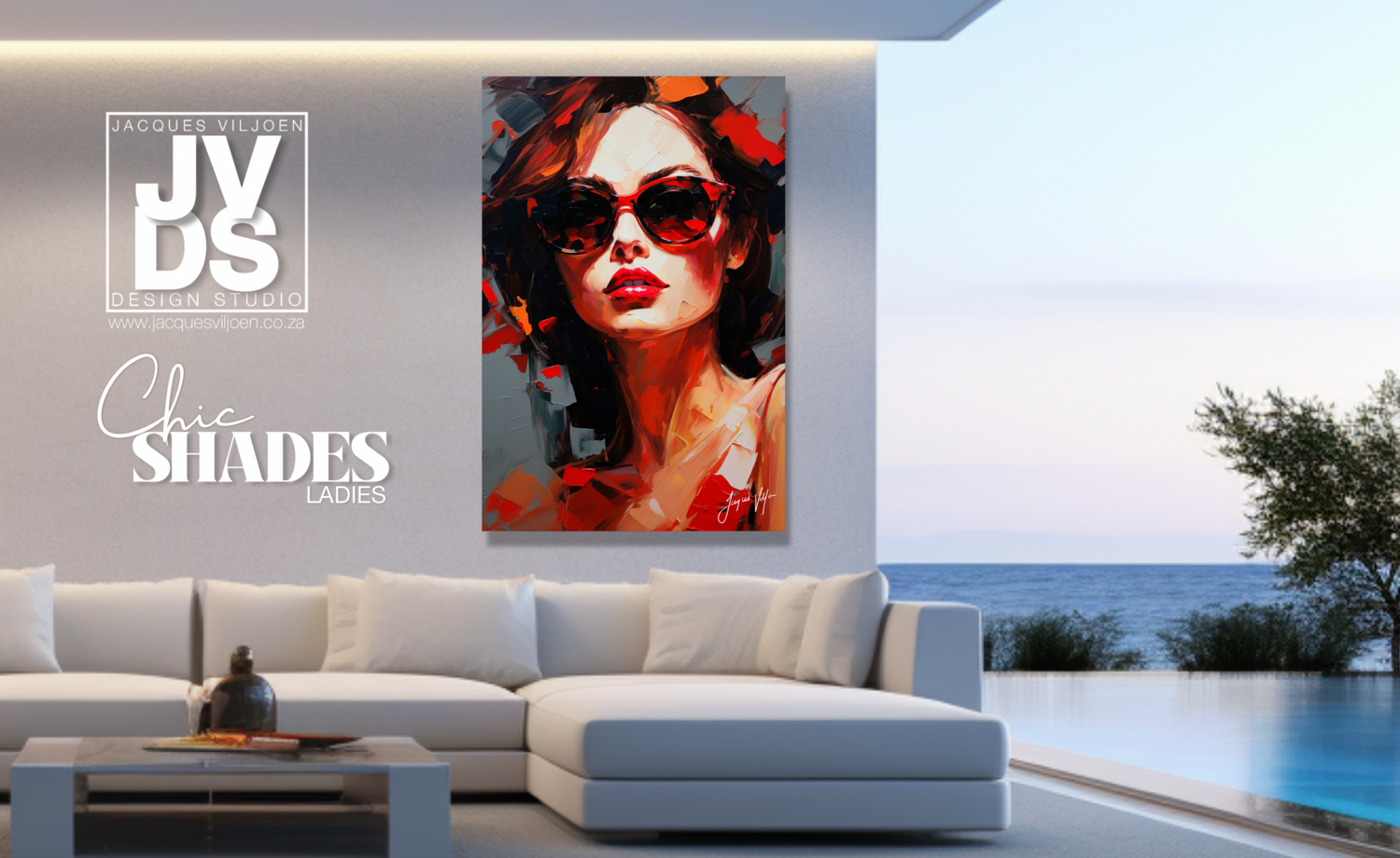 Chic Shades Ladies Sunglass Fashion Canvas Design