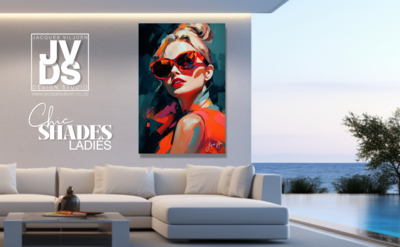 Chic Shades Ladies Sunglass Fashion Canvas Design