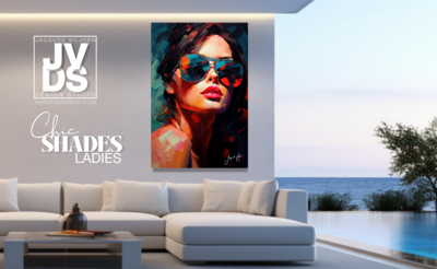 Chic Shades Ladies Sunglass Fashion Canvas Design