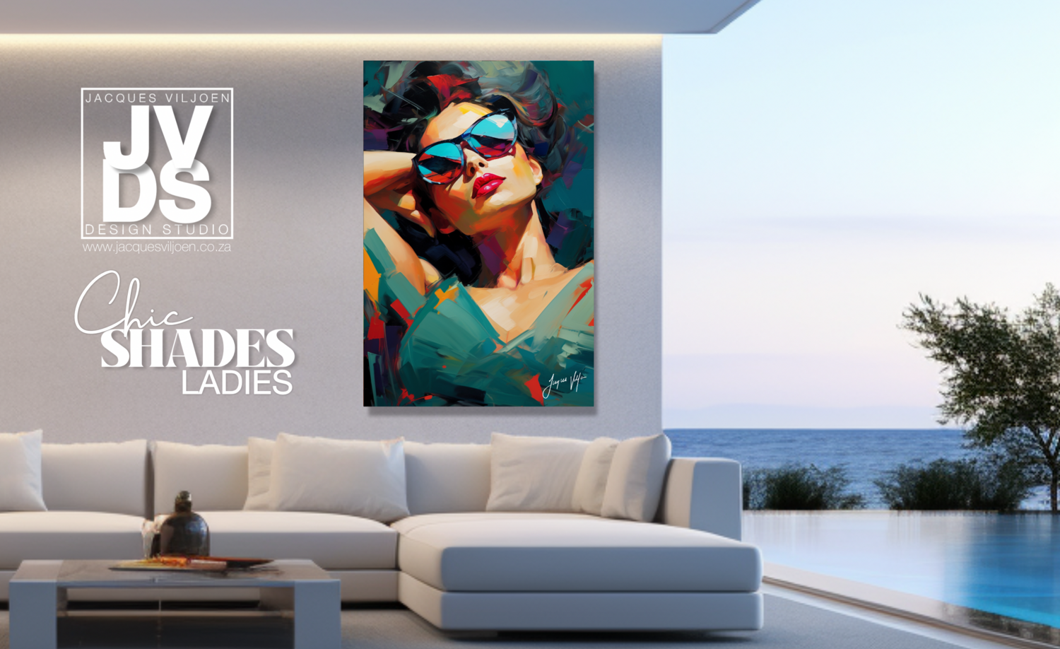 Chic Shades Ladies Sunglass Fashion Canvas Design