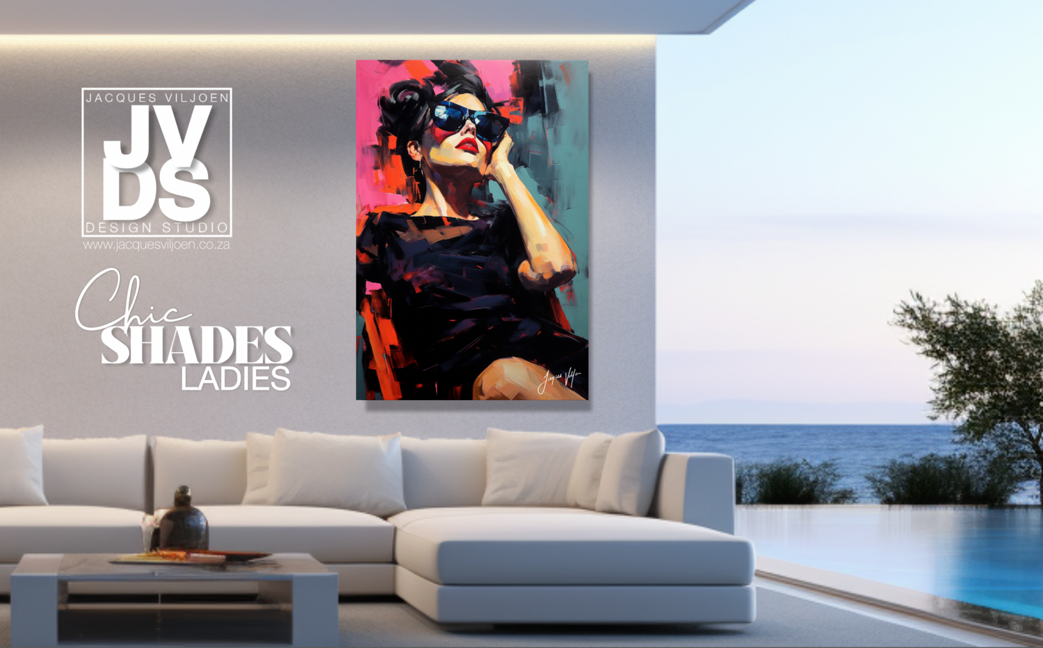 Chic Shades Ladies Sunglass Fashion Canvas Design