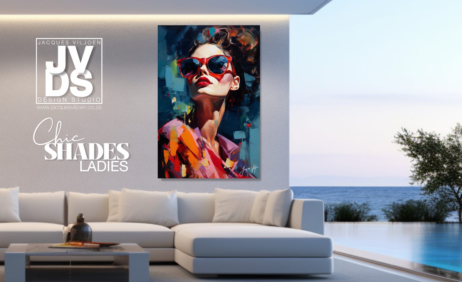 Chic Shades Ladies Sunglass Fashion Canvas Design