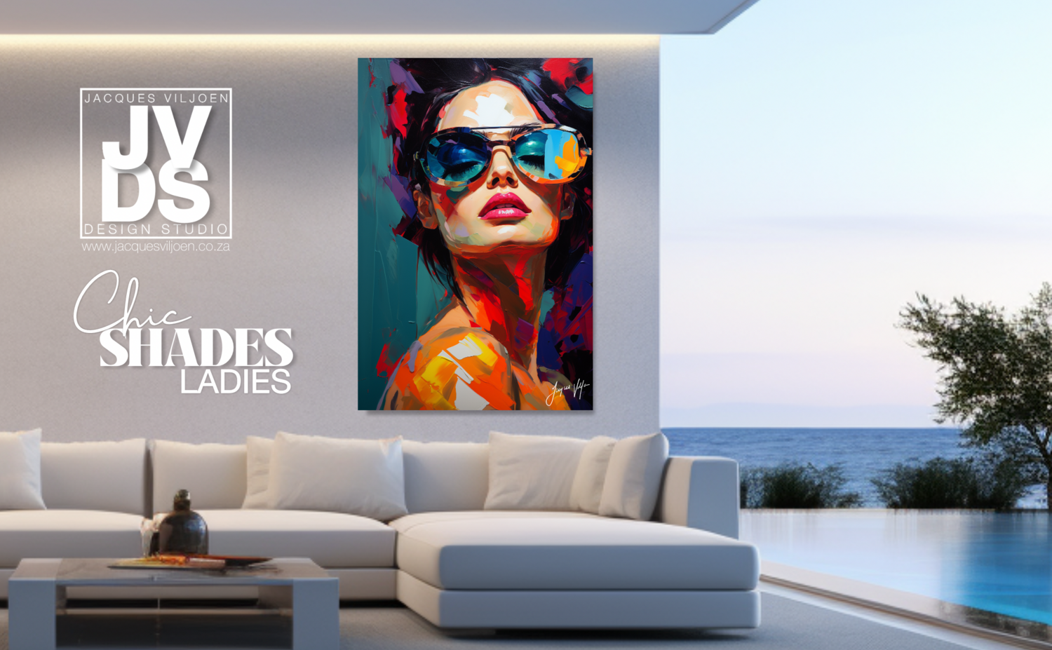 Chic Shades Ladies Sunglass Fashion Canvas Design