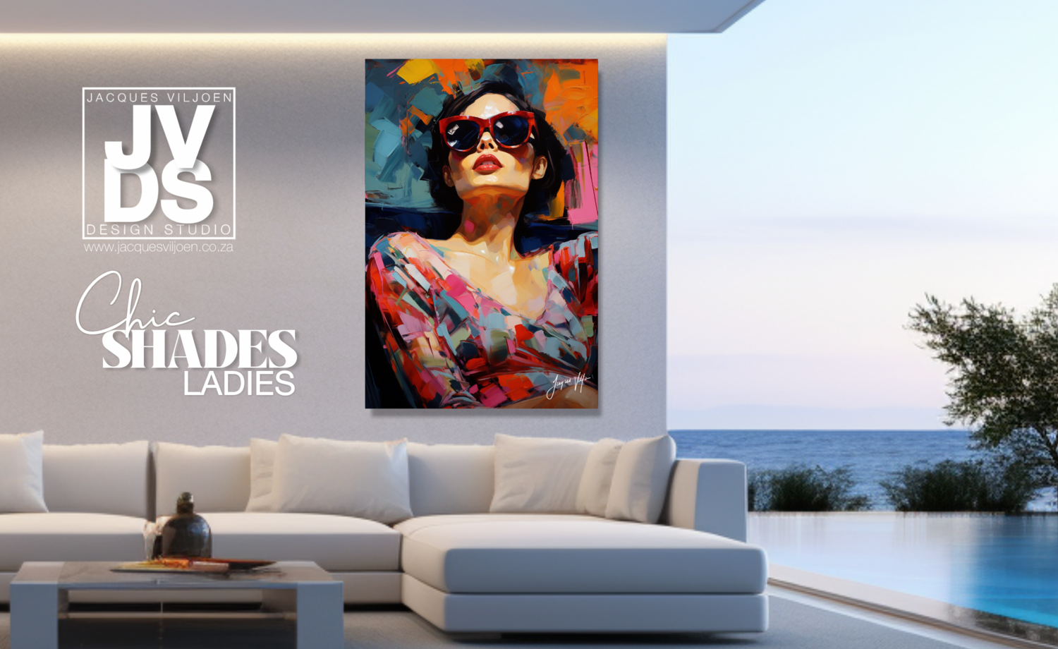 Chic Shades Ladies Sunglass Fashion Canvas Design