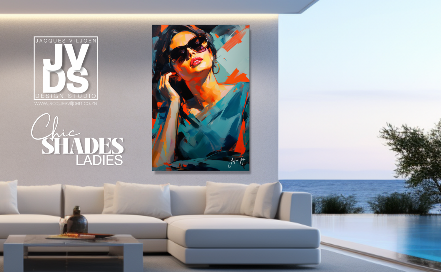 Chic Shades Ladies Sunglass Fashion Canvas Design