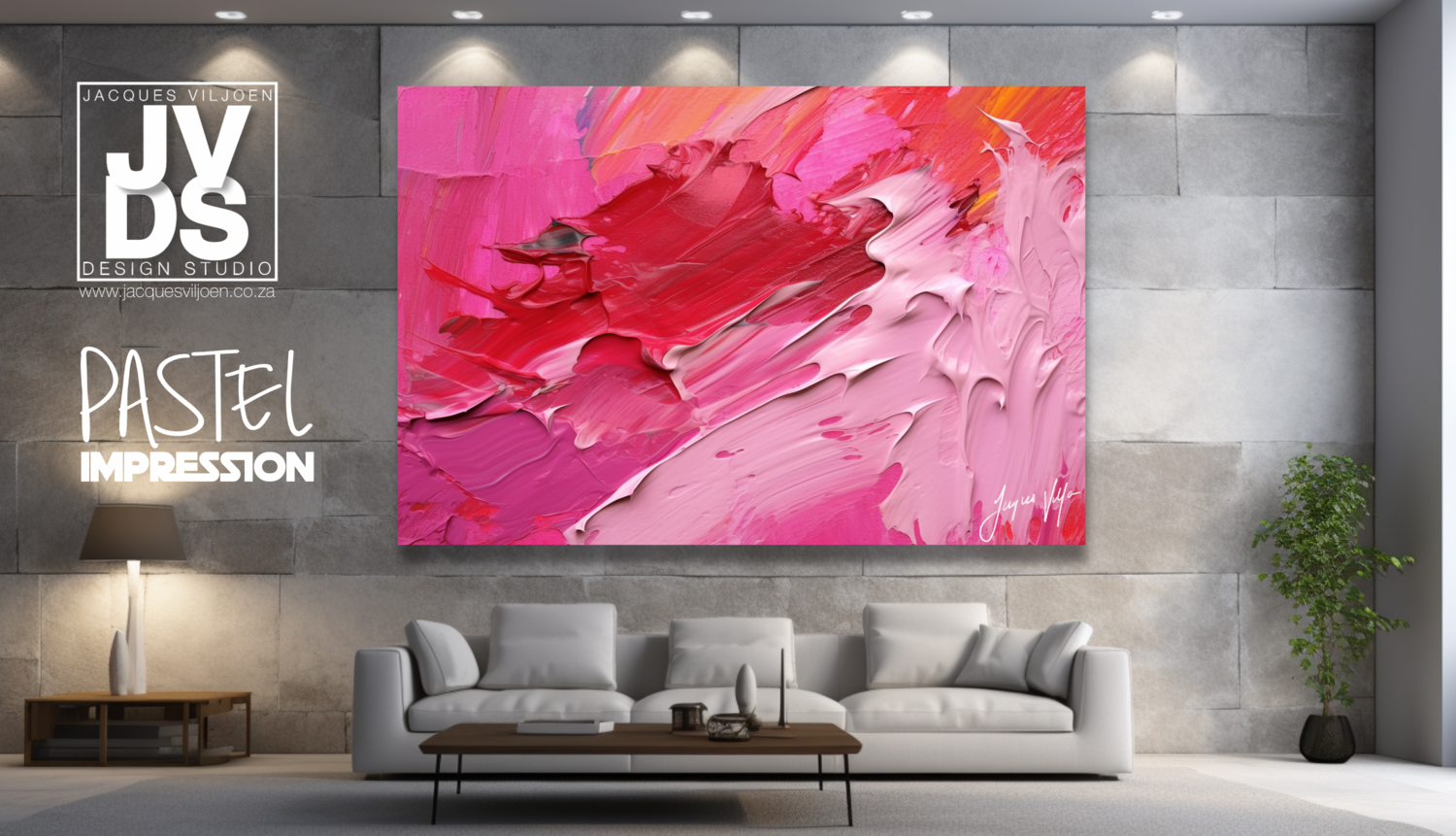 The Pastel Impression Canvas Design 