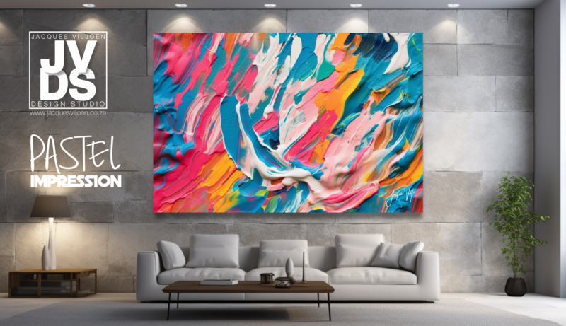 The Pastel Impression Canvas Design 