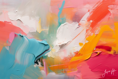 Pastel Impressions: Abstract Canvas Art Collection | Soft &amp; Bold Contrast Designs