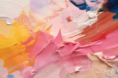 Pastel Impressions: Abstract Canvas Art Collection | Soft &amp; Bold Contrast Designs