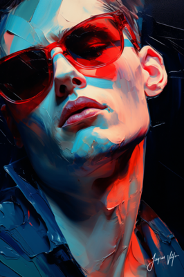John Doe Sunglass Canvas Collection - A Fashionable abstract canvas design.