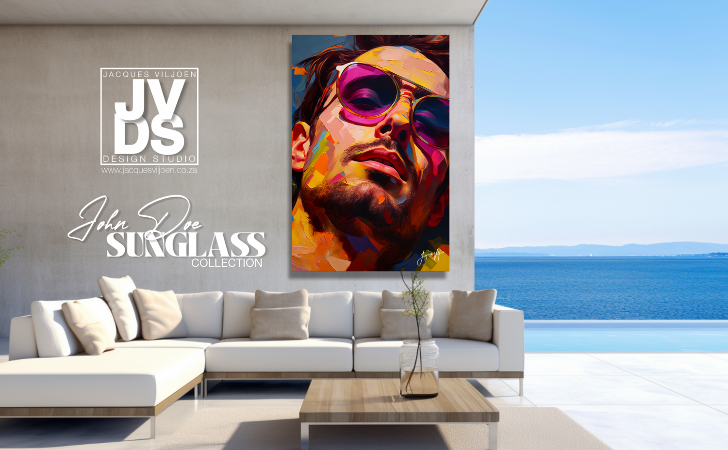 John Doe Sunglass Canvas Collection - A Fashionable abstract canvas design.