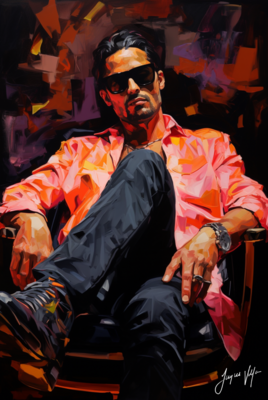 John Doe Sunglass Canvas Collection - A Fashionable abstract canvas design.