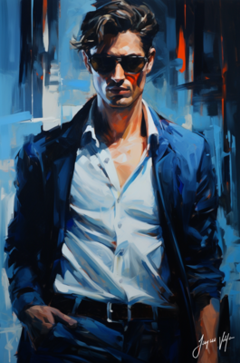 John Doe Sunglass Canvas Collection - A Fashionable abstract canvas design.