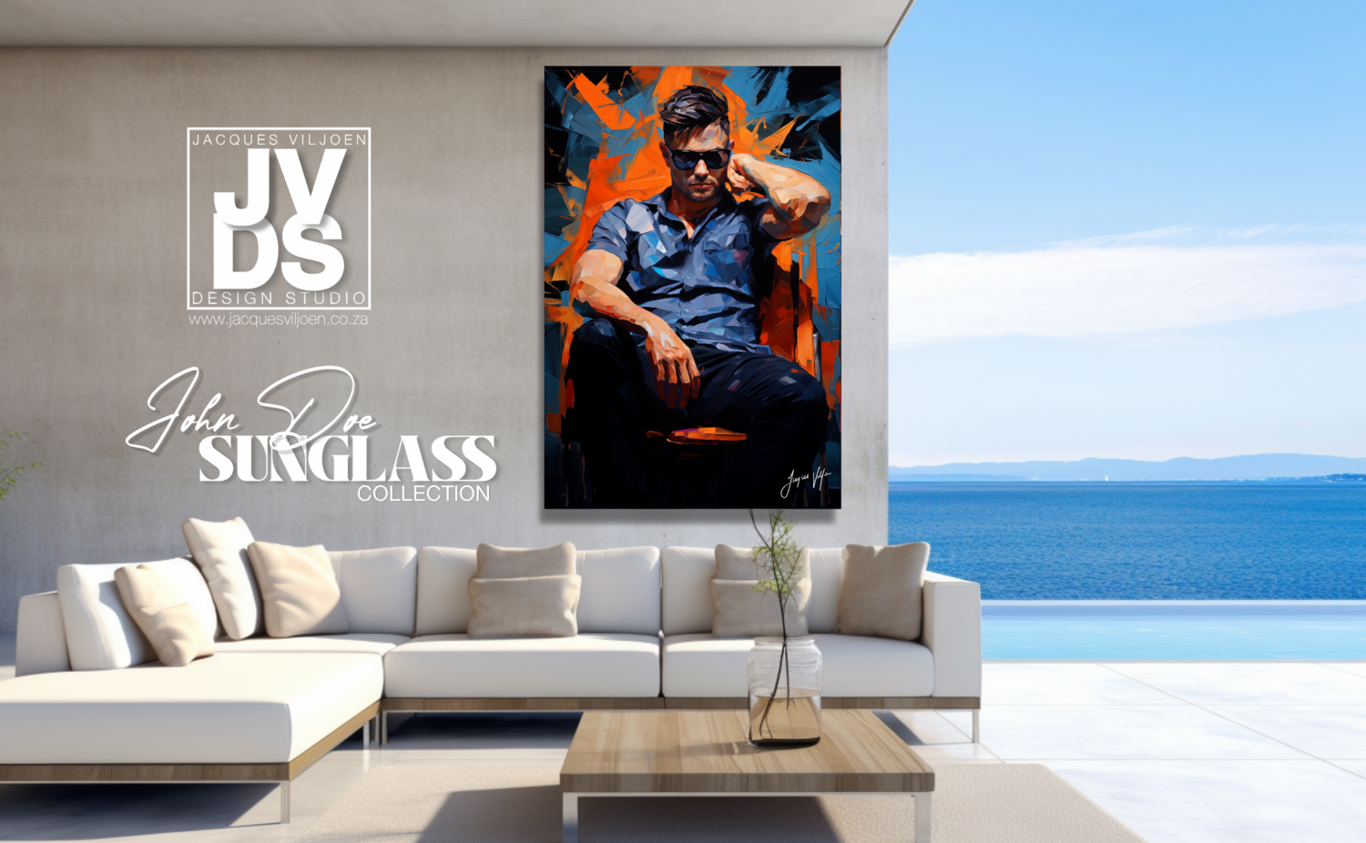 John Doe Sunglass Canvas Collection - A Fashionable abstract canvas design.