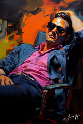John Doe Sunglass Canvas Collection - A Fashionable abstract canvas design.
