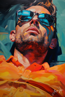 John Doe Sunglass Canvas Collection - A Fashionable abstract canvas design.