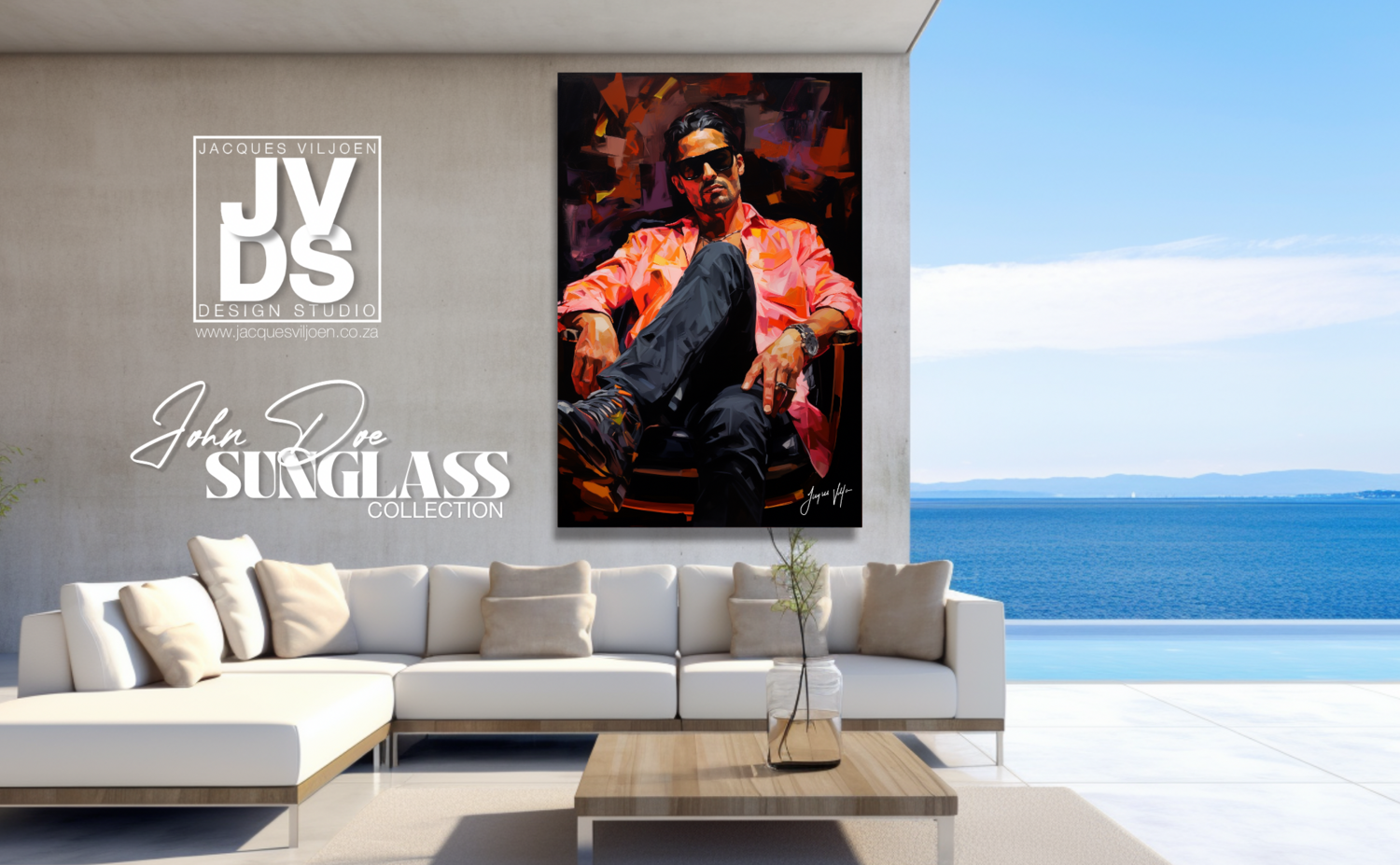 John Doe Sunglass Canvas Collection - A Fashionable abstract canvas design.