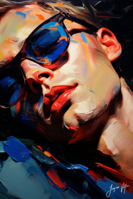 John Doe Sunglass Canvas Collection - A Fashionable abstract canvas design.