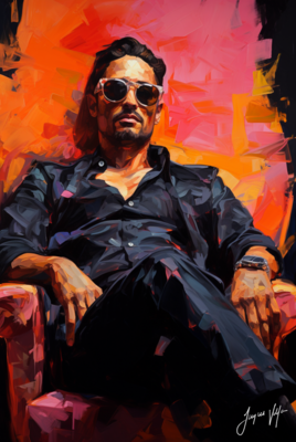 John Doe Sunglass Canvas Collection - A Fashionable abstract canvas design.