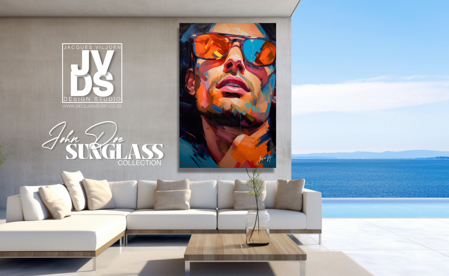 John Doe Sunglass Canvas Collection - A Fashionable abstract canvas design.