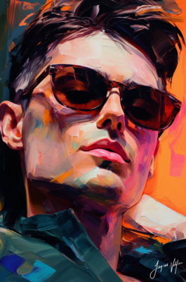 John Doe Sunglass Canvas Collection - A Fashionable abstract canvas design.