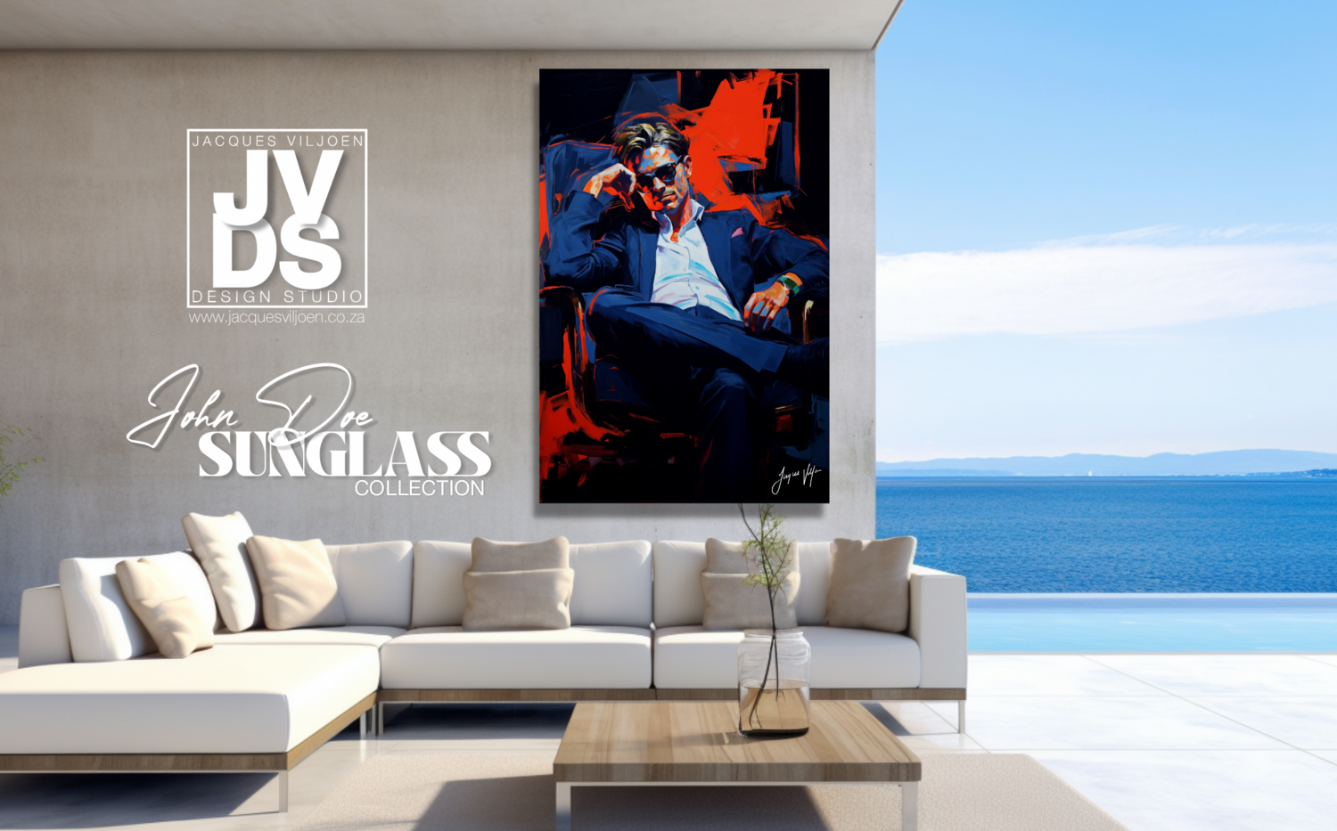 John Doe Sunglass Canvas Collection - A Fashionable abstract canvas design.