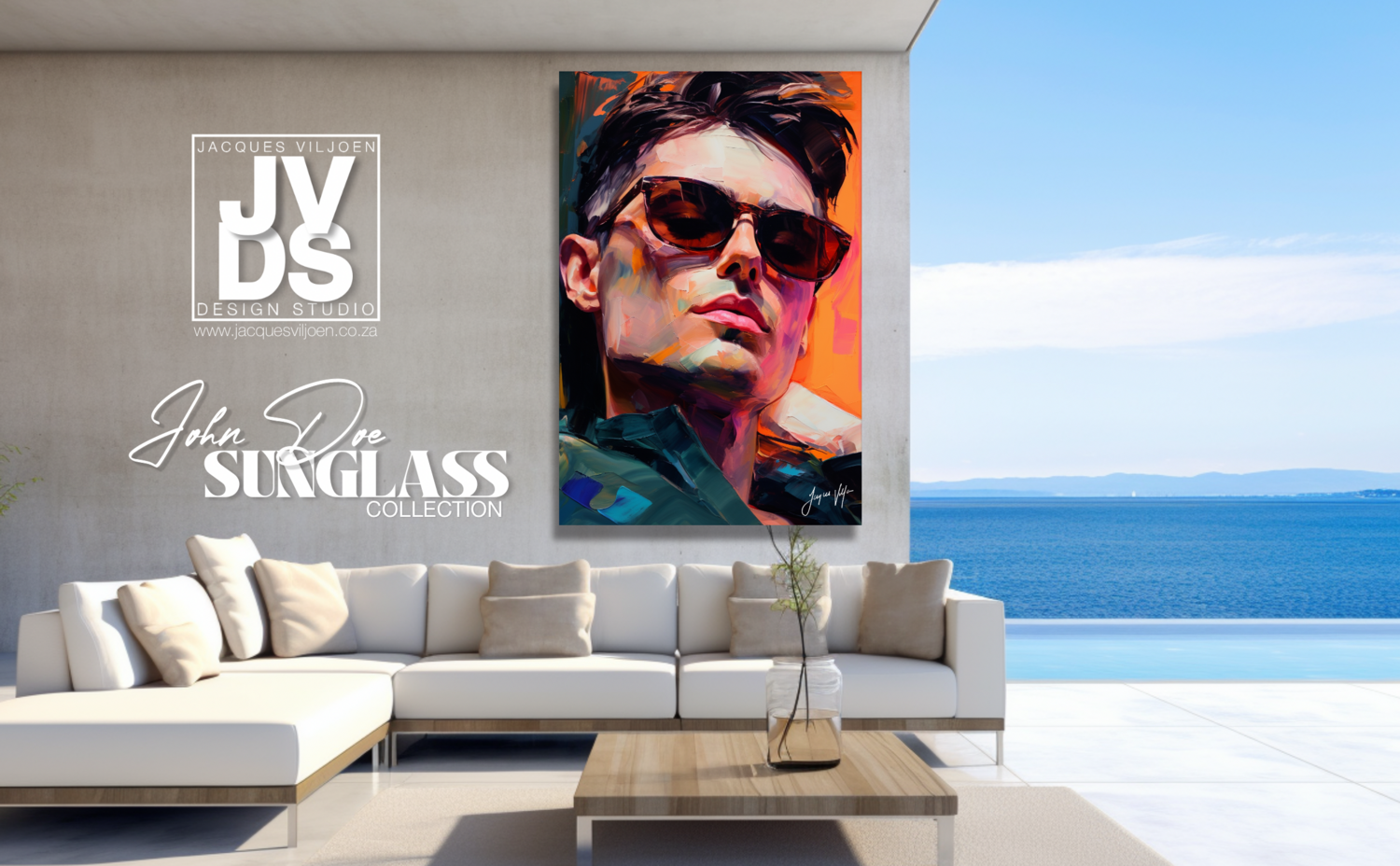 John Doe Sunglass Canvas Collection - A Fashionable abstract canvas design.