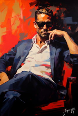 John Doe Sunglass Canvas Collection - A Fashionable abstract canvas design.