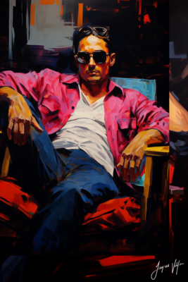 John Doe Sunglass Canvas Collection - A Fashionable abstract canvas design.